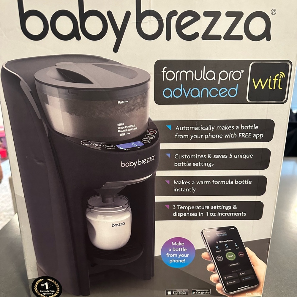 Baby Breeze Formula Pro Advanced WIFI | Black | BOTTLES NOT INCLUDED